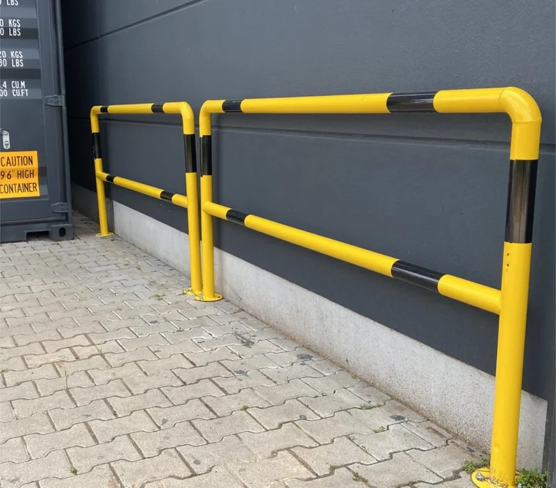 XL-Rammschutzbügel 200 x 100 cm – robuster Anfahrschutz für Lager & Hof