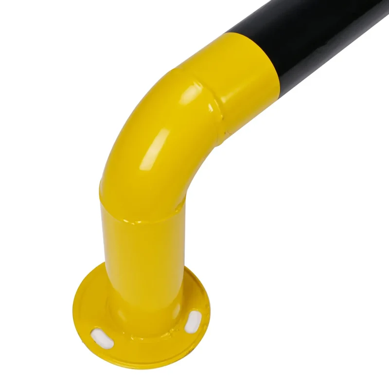 Rammschutzbügel 100 cm flach – Stahlgeländer zum Aufdübeln