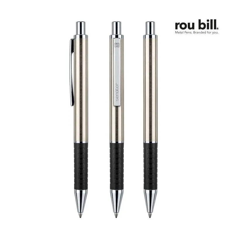 Star Tec Steel Druckkugelschreiber - Silber Robuster Stift für präzises und komfortables Schreiben