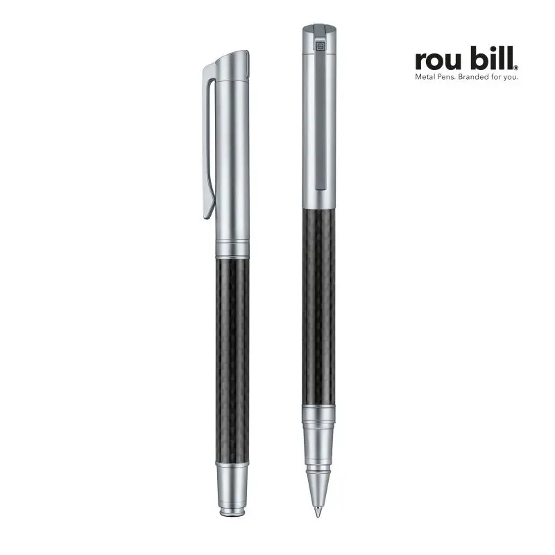 Carbon Line Rollerball - Silber/Schwarz Stylischer Stift für reibungsloses und komfortables Schreiben