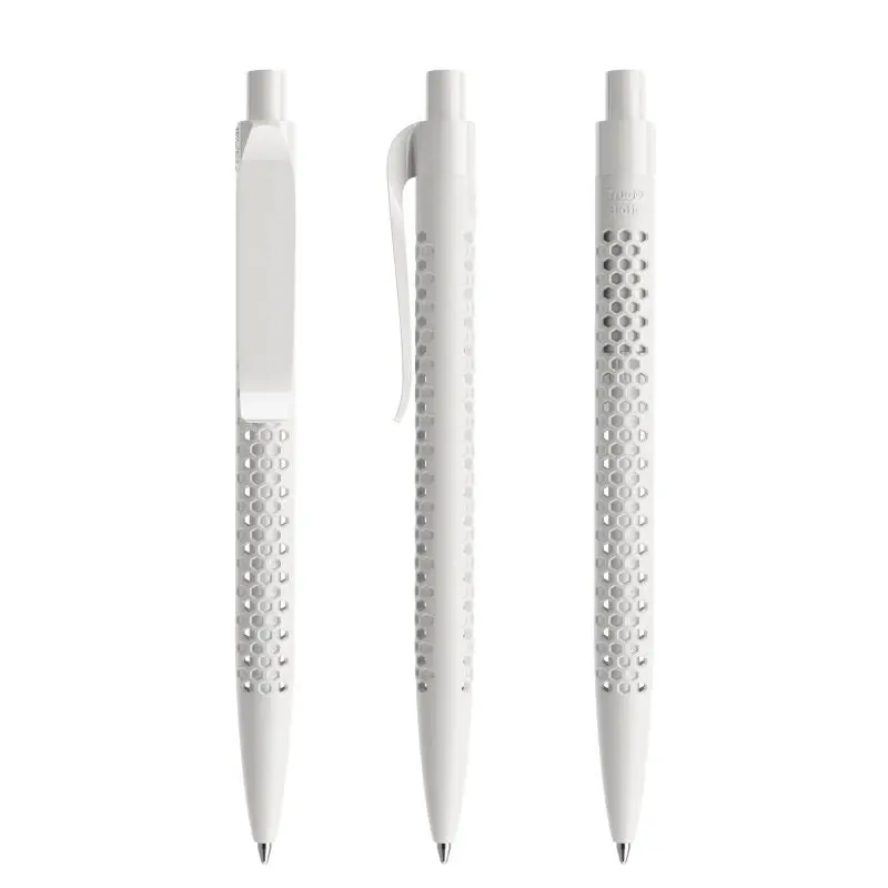 Prodir QS40 PBB True Biotic Push-Kugelschreiber, Farbe Schnee