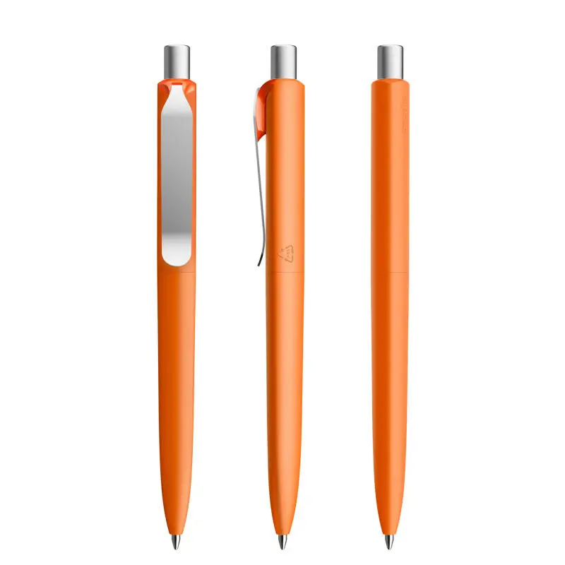 Prodir DS8 PSR Soft Touch Kugelschreiber mit Metallclip in Orange - Komfort & Stil