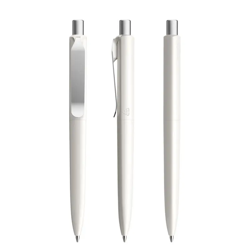 Edler Weißer Prodir DS8 PSP Schreibstift mit Metallclip - Eleganz & Funktionalität