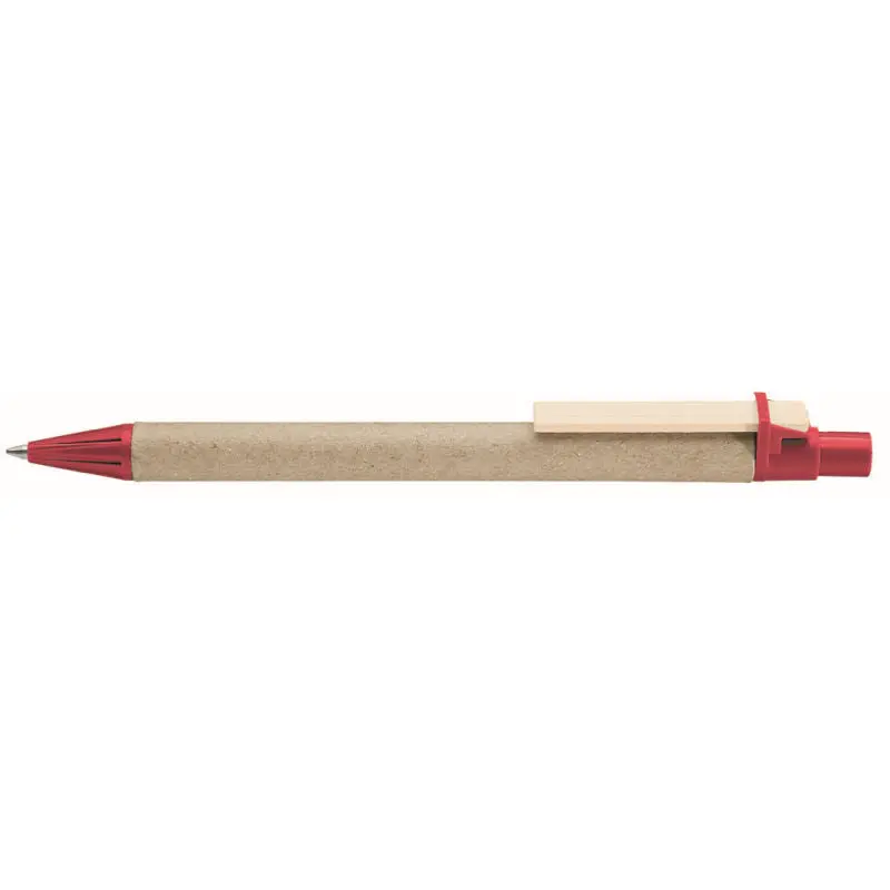 Paper Pen Druckkugelschreiber in Rot - Leicht & Ergonomisch