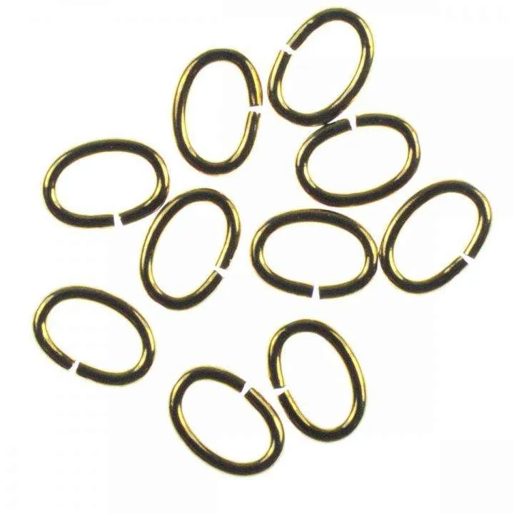 Schmuckanhänger Ring Oval Gold – Metallanhänger AN-97