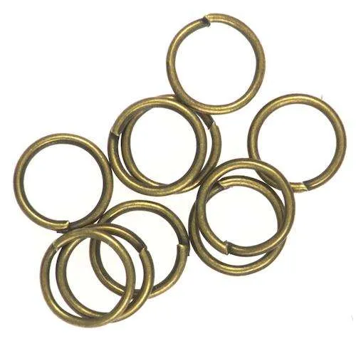 Schmuckanhänger Ring Altgold – Metallanhänger AN-100