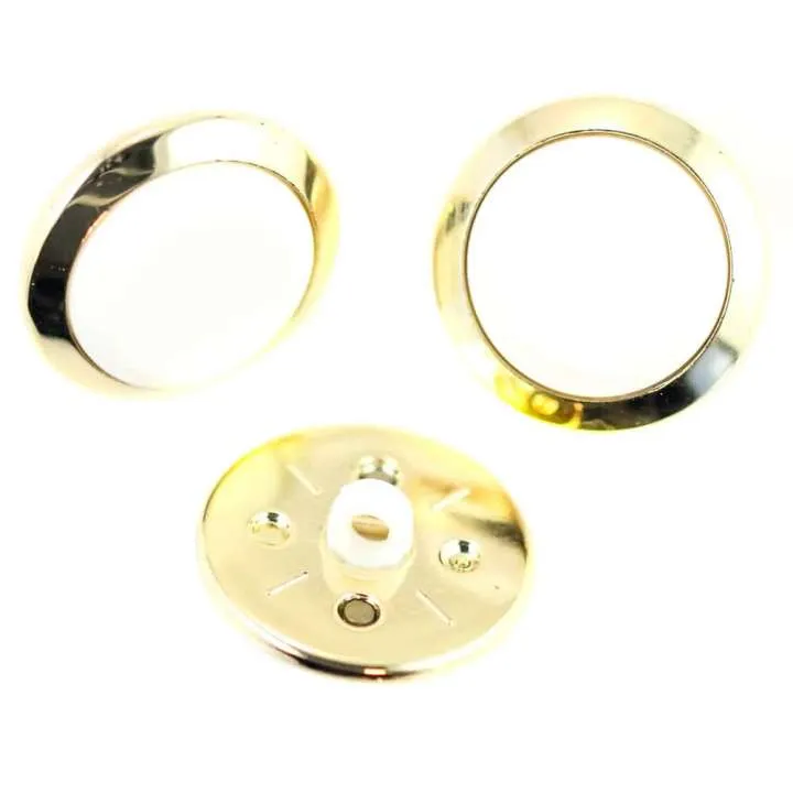 Schmuckknopf Weiß Gold – Knopf SK-12