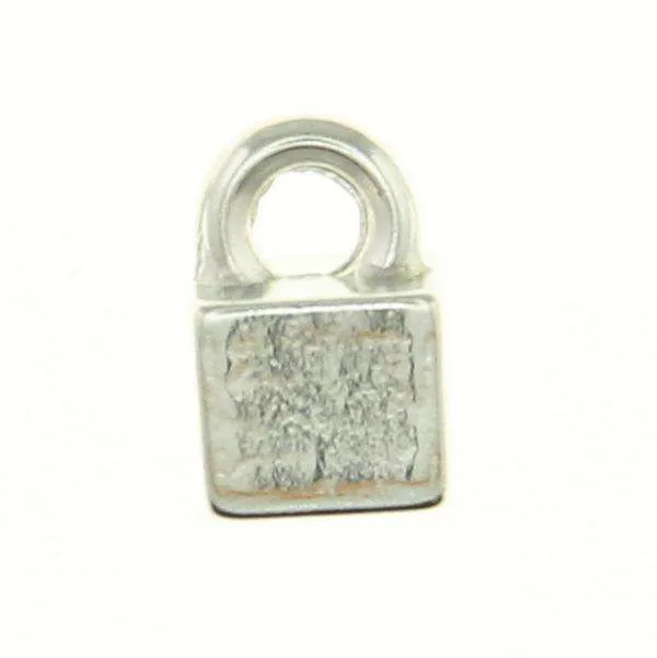 Schmuck Anhänger Würfel Silberfarben – Metallanhänger AN-63