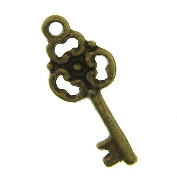 Trachten Anhänger Schlüssel Goldfarben – Metallanhänger AN-94