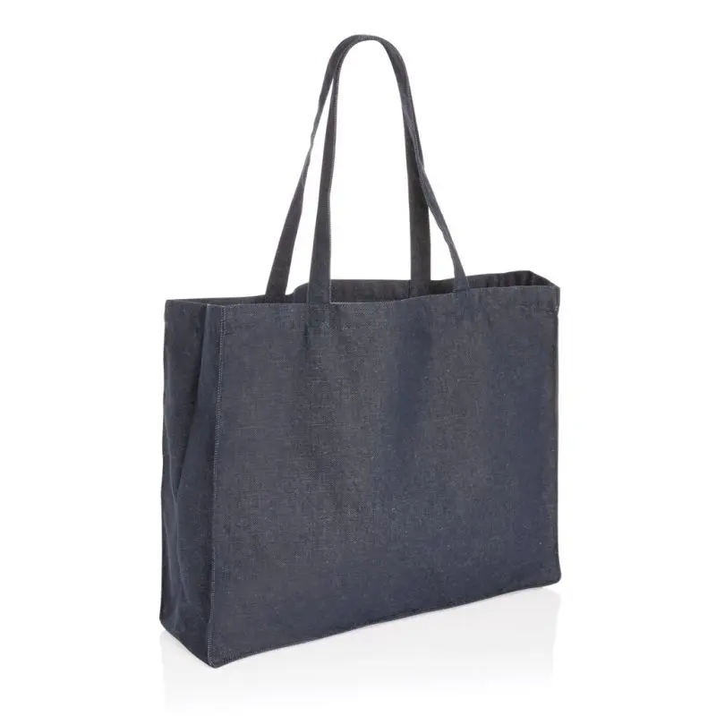Impact AWARE™ Shopper: Impact AWARE™ Recycelter Denim Shopper - Tiefes Blau