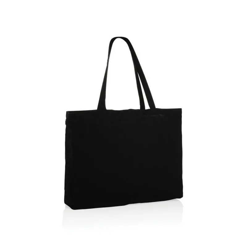 Impact AWARE™ Recycelter Baumwoll-Shopper 145g – Schwarz