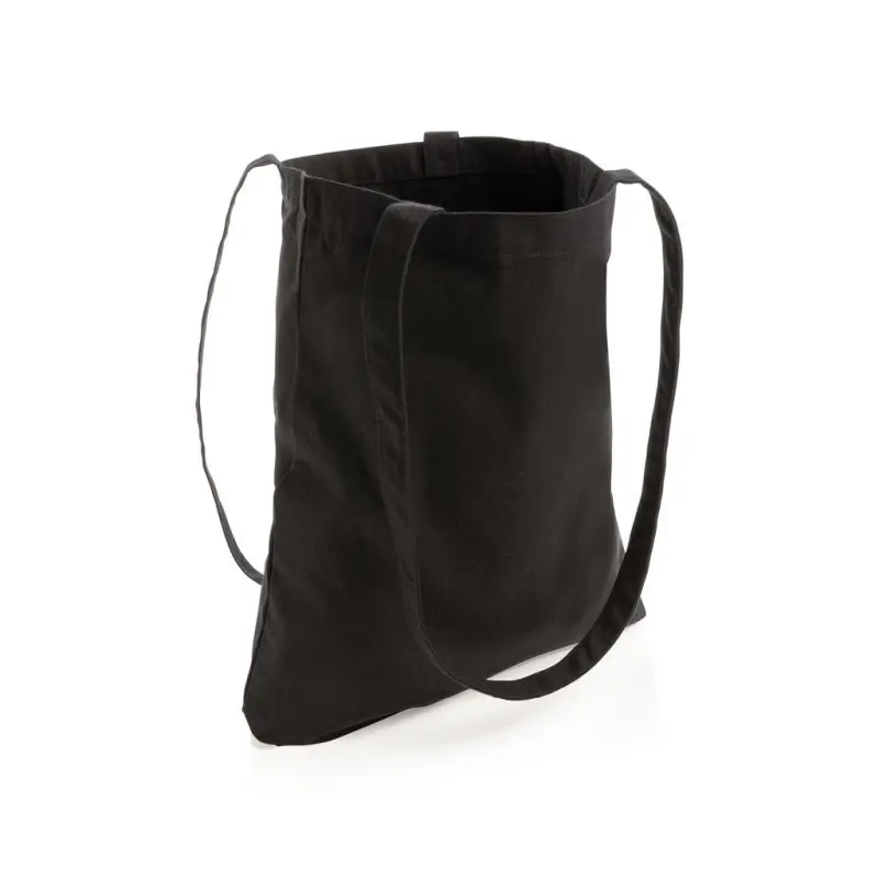 Impact Aware™ Recycelte Baumwolltasche, Schwarz, Umweltbewusst & Stilvoll