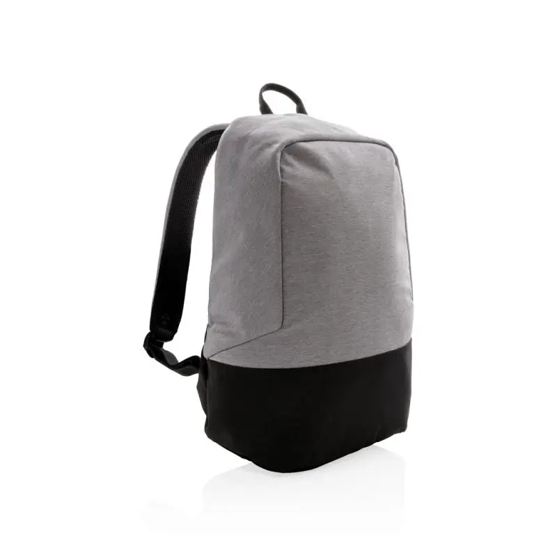 RFID Schutz Anti-Diebstahl-Rucksack, PVC-frei – Grau-Schwarz, Sicher und Umweltfreundlich