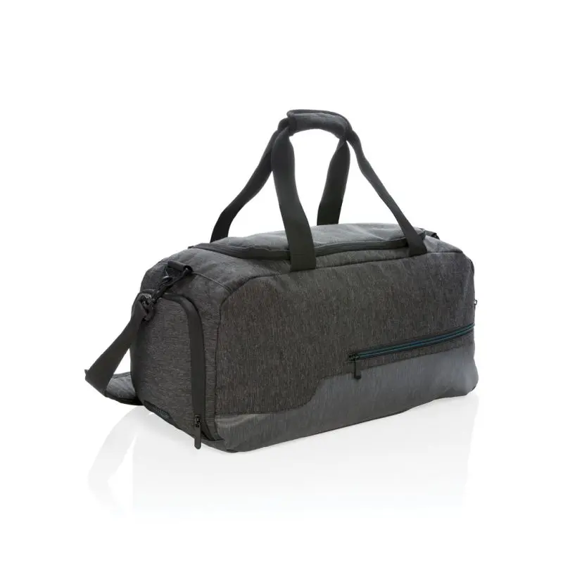 900D Weekender/Sporttasche PVC-frei schwarz – Robuste und umweltfreundliche Tasche