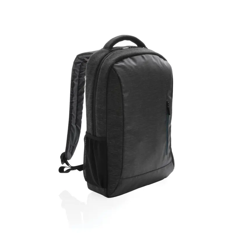 900D Laptop-Rucksack, PVC-frei - Langlebig & Umweltfreundlich - Schwarz