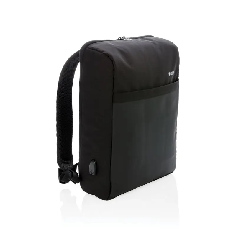 Swiss Peak 15 Anti-Diebstahl RFID & USB Rucksack - Sicher & Smart - Schwarz