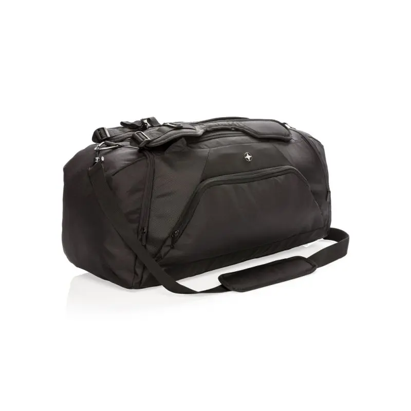 Swiss Peak Schwarz RFID Wochenend-Rucksacktasche - Sicher & Vielseitig