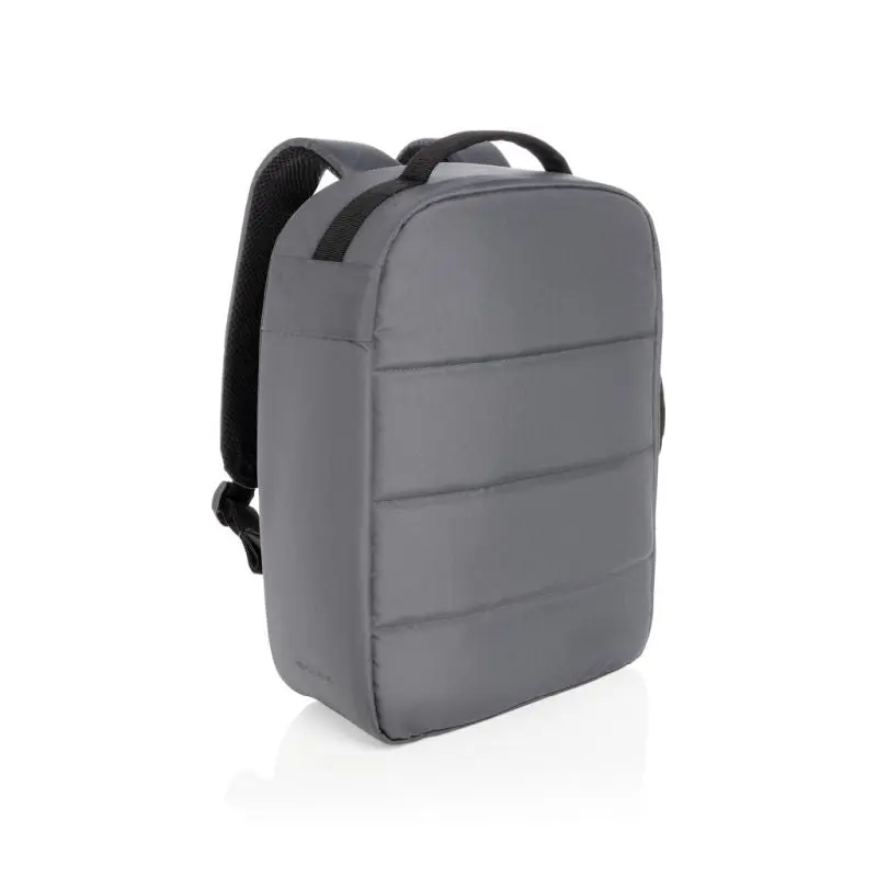 Impact AWARE™ RPET Anti-Diebstahl 15,6 Laptop-Rucksack in Anthrazit – Sicher und Umweltfreundlich