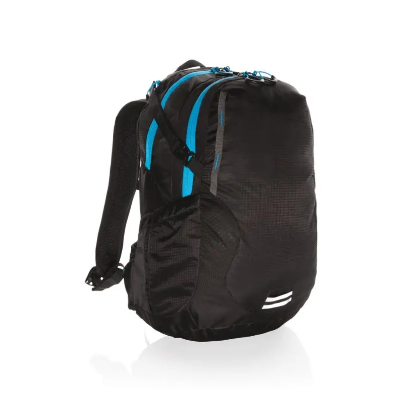 Explorer Ribstop 26L Mittelgroßer Wanderrucksack, PVC-frei – Schwarz/Blau