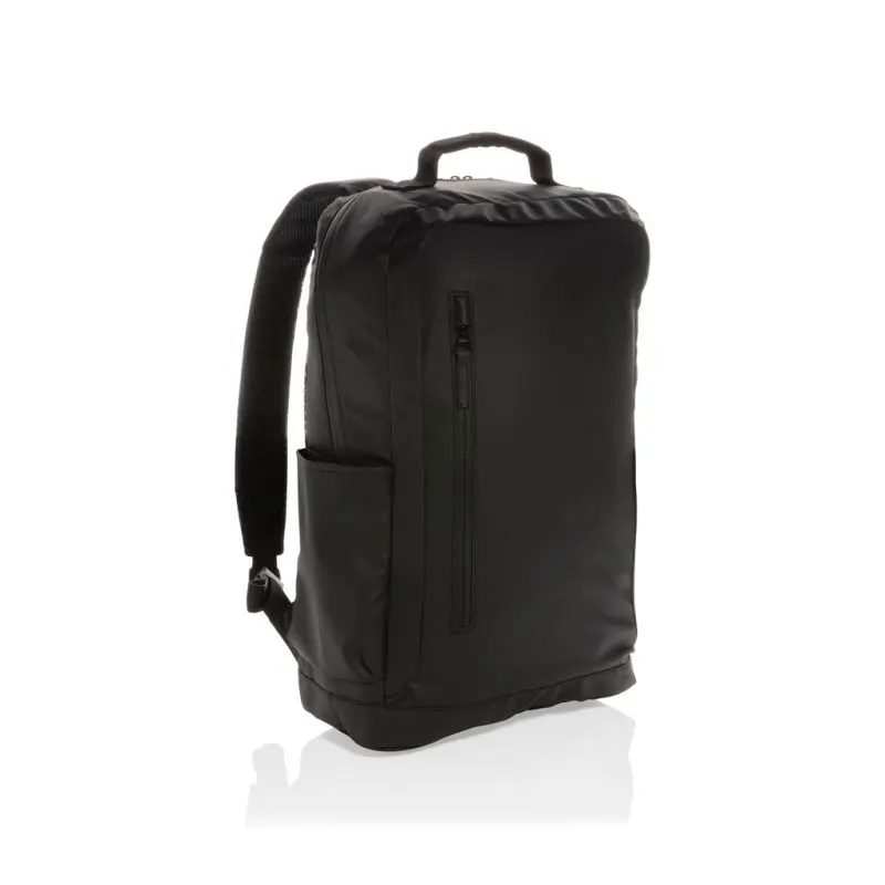 Modischer 15.6 Laptop-Rucksack, PVC-frei - Elegant & Funktional - Schwarz