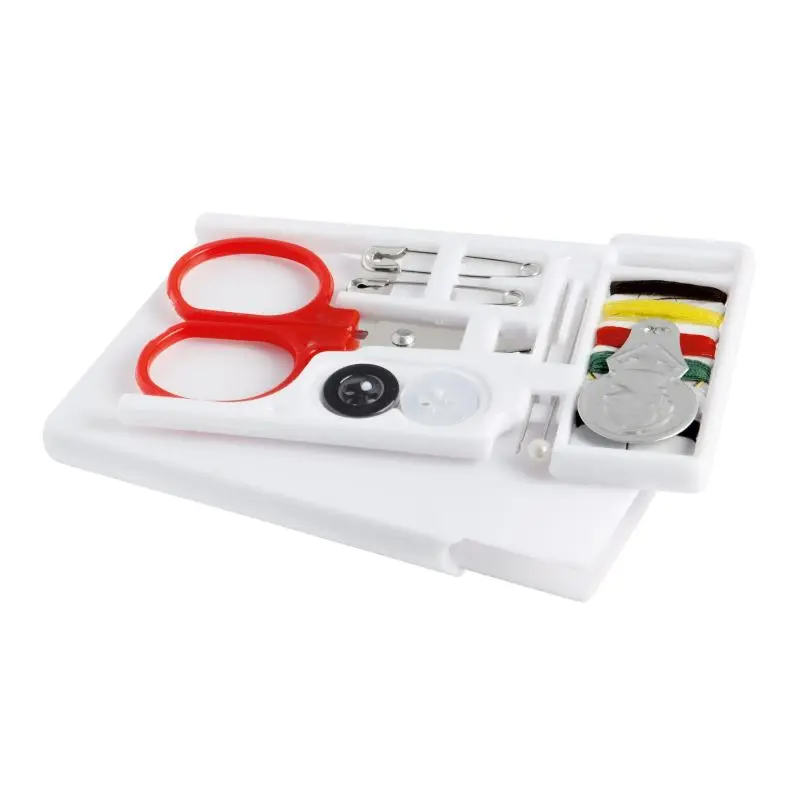 TAILOR Reise-Nähset in Weiß - Praktisches Mini-Schneider-Kit für unterwegs