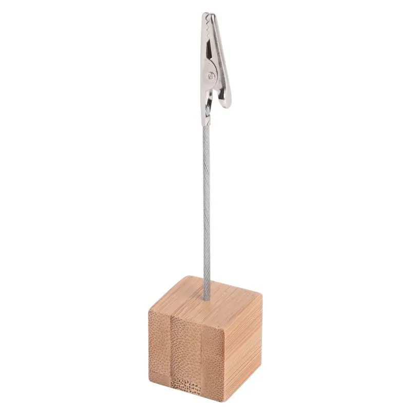 CUBE Memohalter in Braun-Silber - Modern & Funktionell für Büro