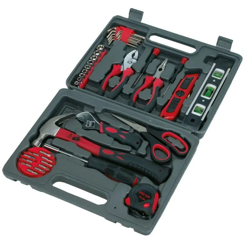 Hochwertiger Werkzeugkoffer MASTERKIT – robust, rot-schwarz, vielseitig und langlebig