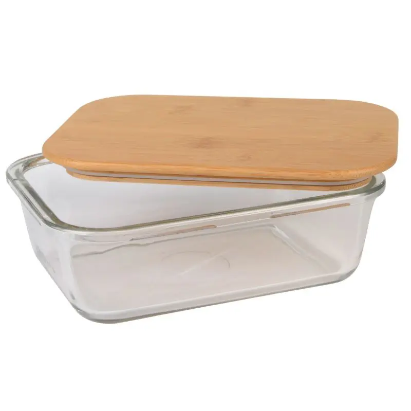 ROSILI L Lunchbox 1060ml - Brown & Transparent, Large Capacity, Durable Meal Container