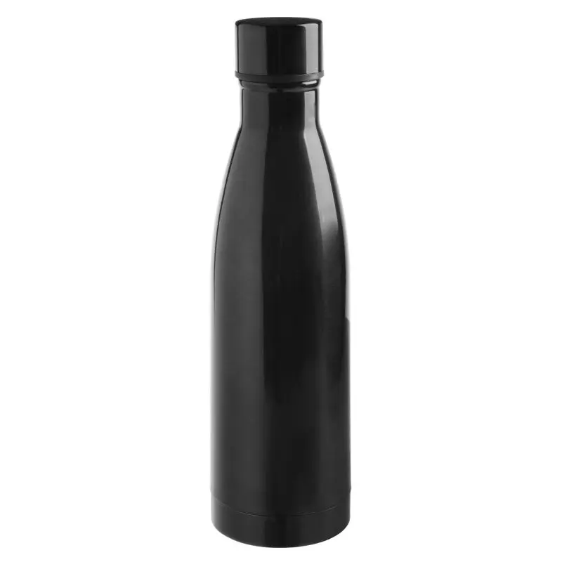 LEGENDY Vakuum-Isolierte Trinkflasche in Schwarz - Eleganz & Effizienz, 500ml