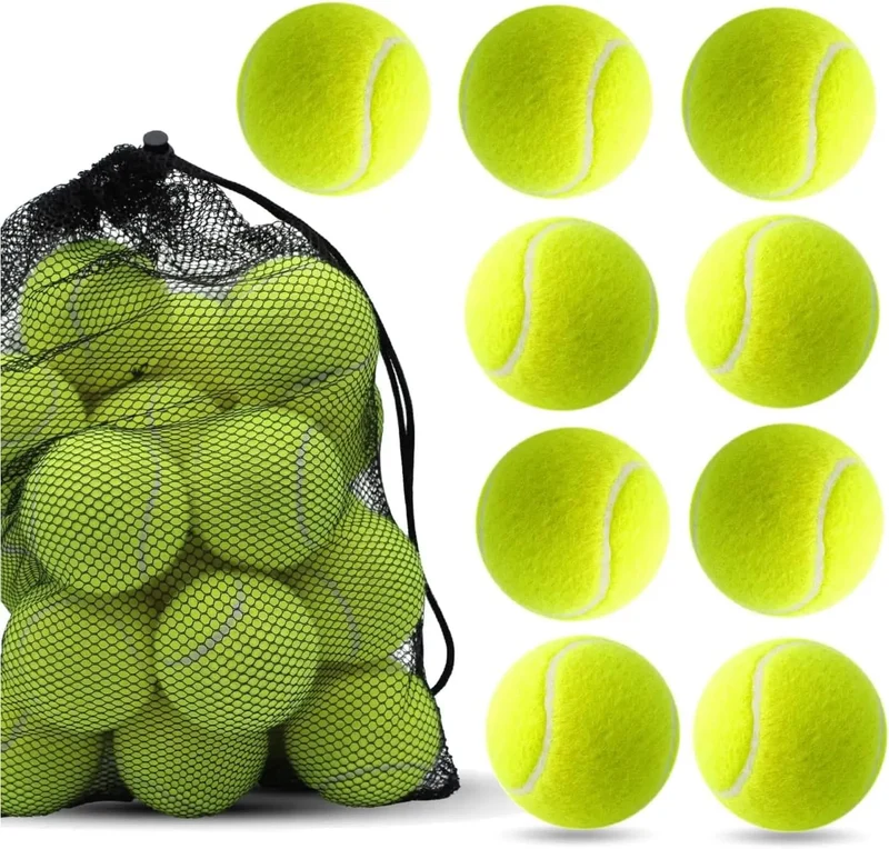 9x Tennisbälle für Wettkampf & Training - Tennisball Tennis gelb für alle Beläge - Trainingszubehör