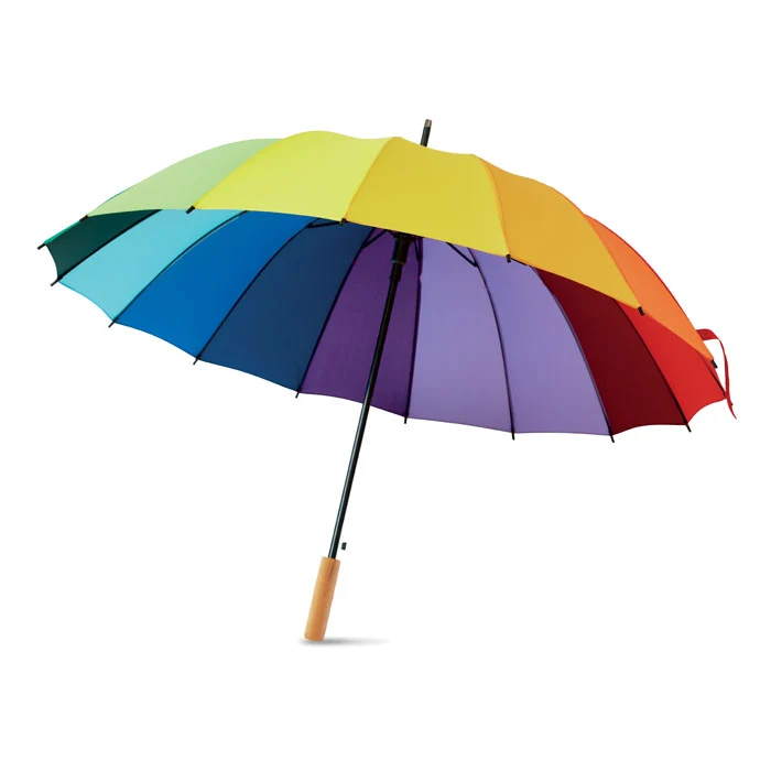 27 Zoll Regenbogenregenschirm