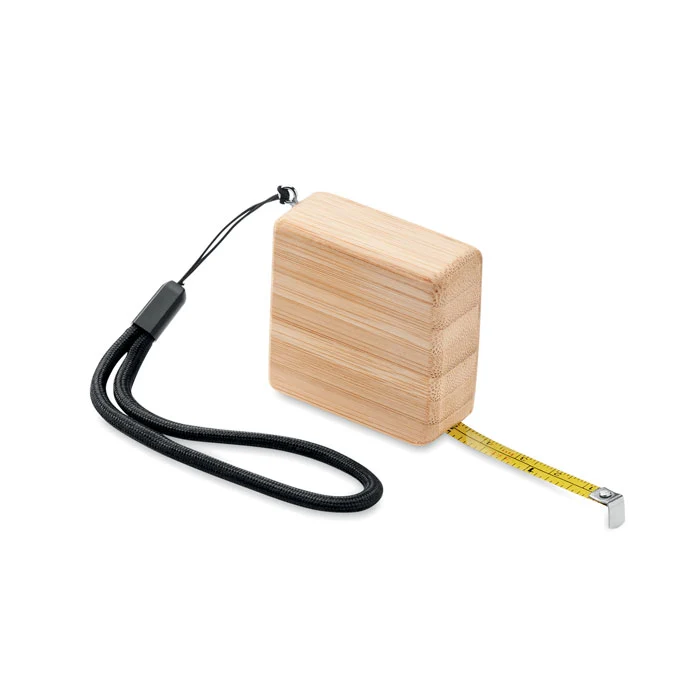Maßband aus Bambus 1m