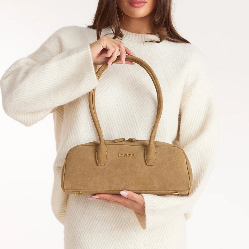 Averi Schultertasche - Taupe