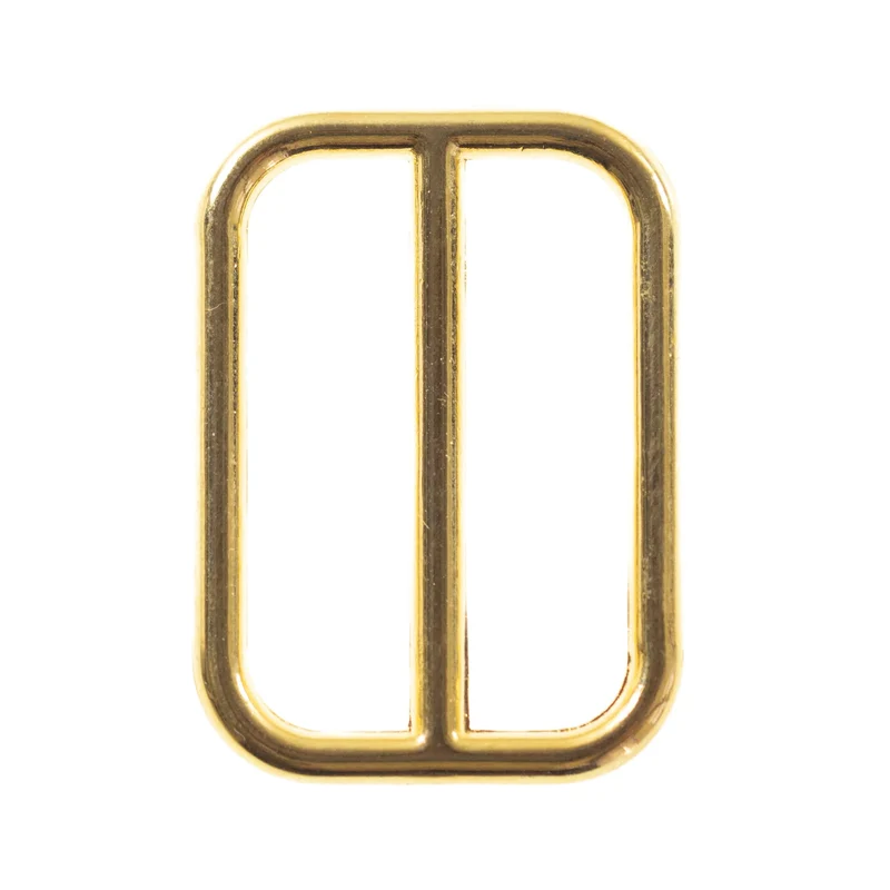 Schiebeschnalle Gurtschieber Gold 27 mm – Metallschnalle SM-81