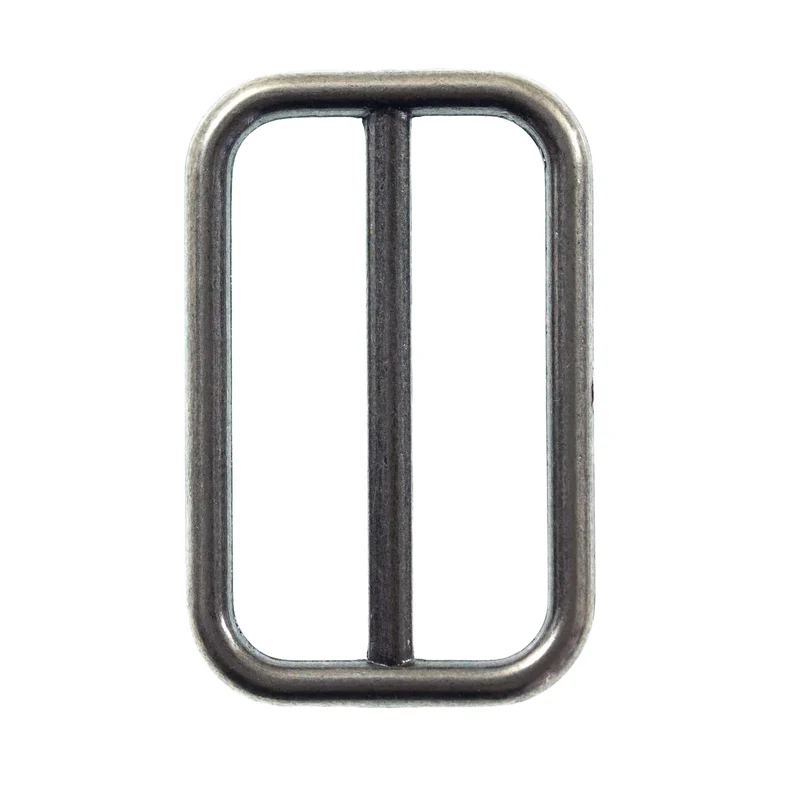 Gurtschieber Schiebeschnalle Altsilber 30 mm – Metallschnalle SM-81