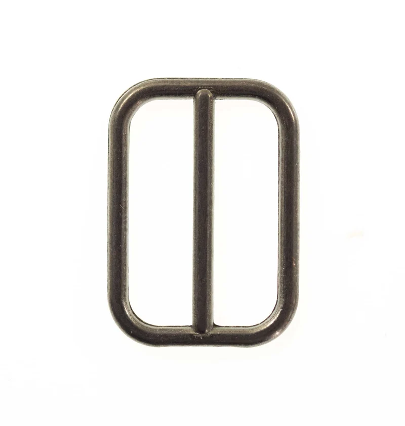 Gurtschieber Schiebeschnalle Altsilber 21/35 mm – Metallschnalle SM-62