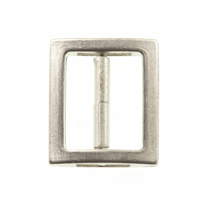 Gurtschieber Schiebeschnalle Silber-Matt 20 mm – Metallschnalle SM-39