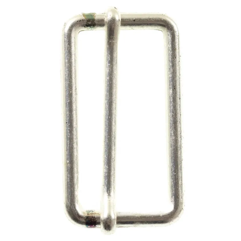 Gurtschieber Schiebeschnalle Hell-Silber 30 mm – Metallschnalle SM-140