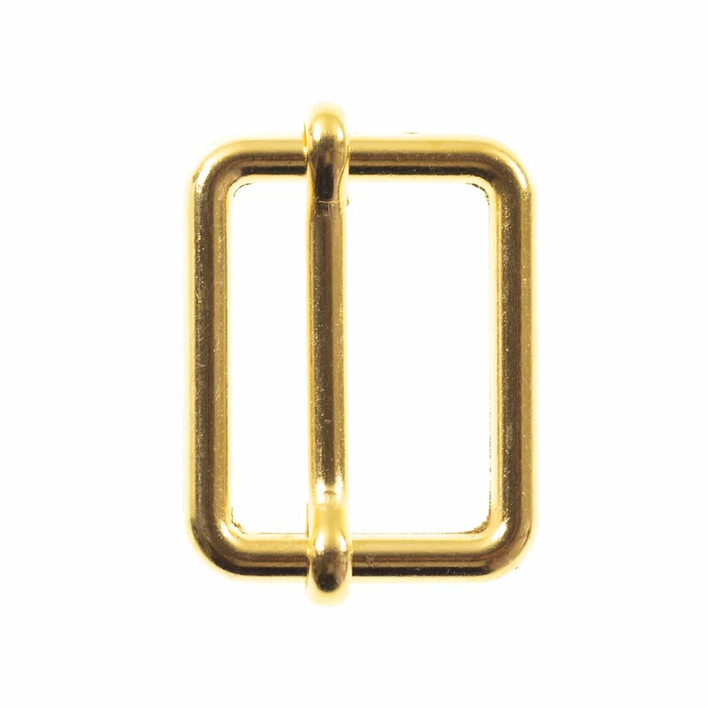 Gurtschieber Schiebeschnalle Gold 20 mm – Metallschnalle SM-140