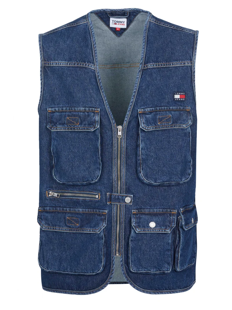 Tommy Jeans Jeansweste blau