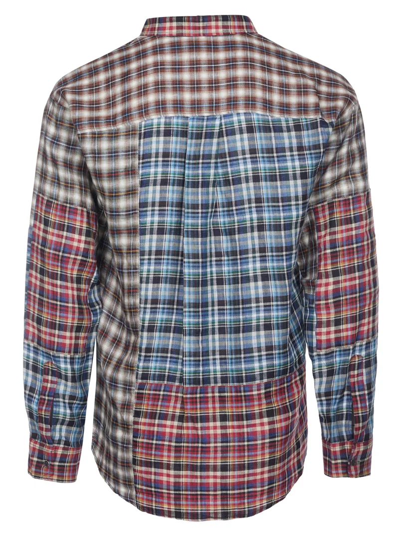 Dsquared2 Hemd Mix Check Drop mehrfarbig