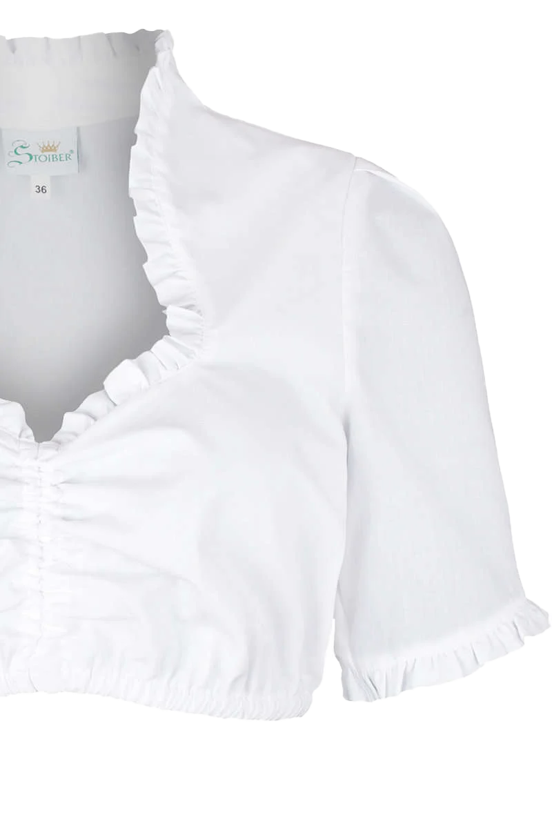Dirndlbluse mit Schneewittchenkragen