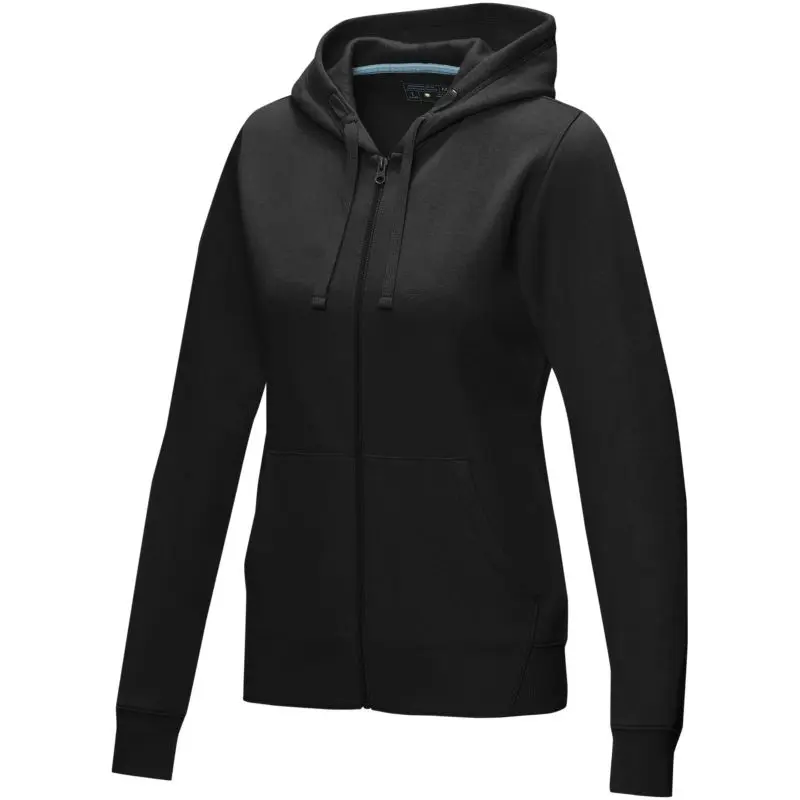 Ruby Damen Hoodie, Bio-Material GOTS, Durchgehender Reißverschluss