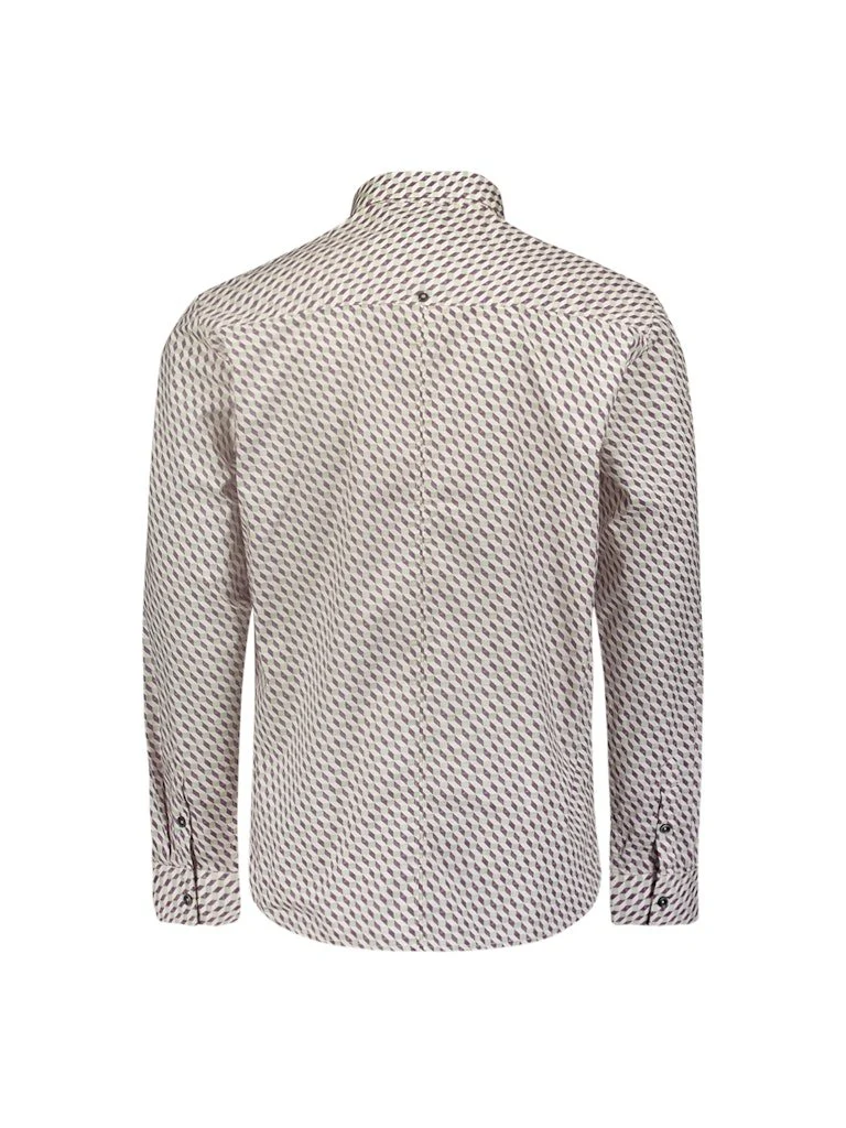 No Excess Langarm FreizeitHemd beige