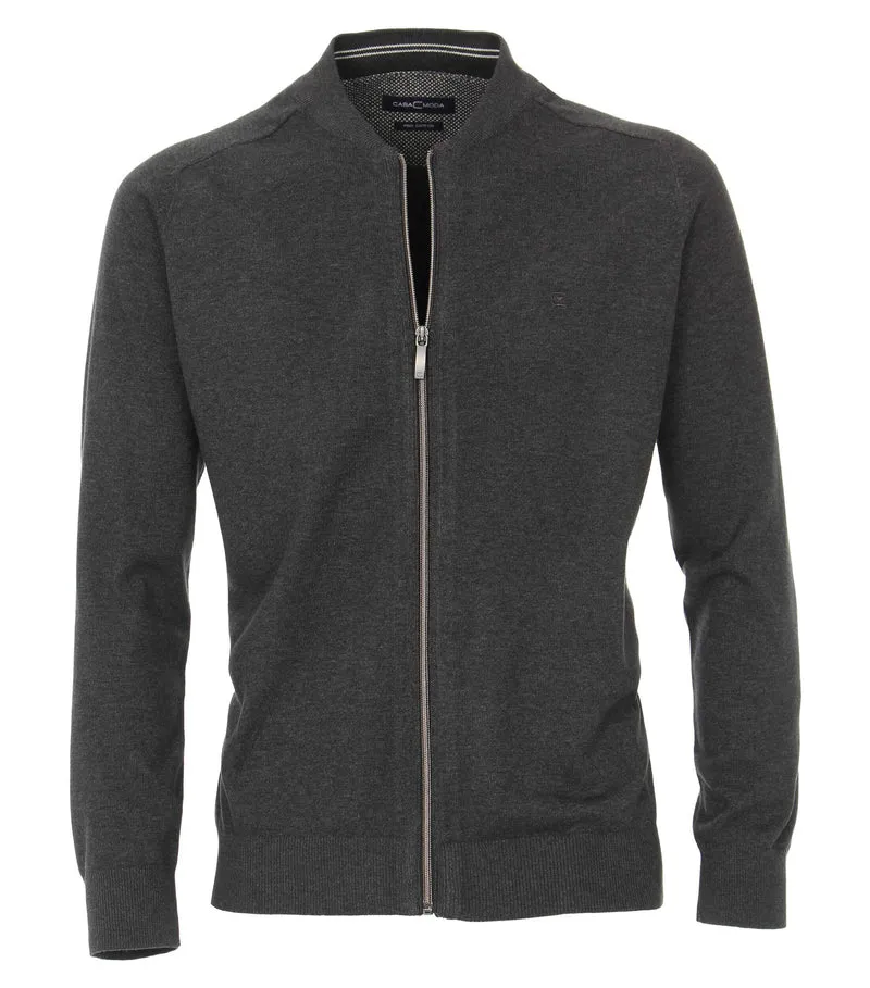 Casa Moda Strickjacke anthrazit
