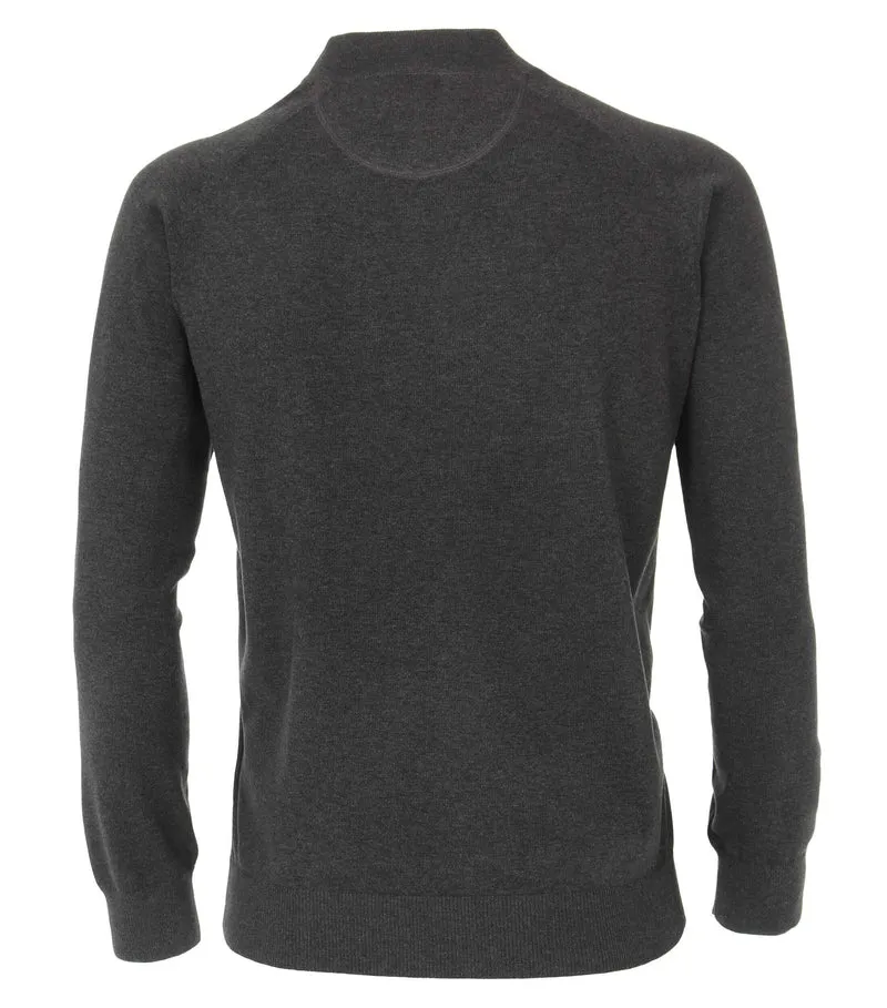 Casa Moda Strickjacke anthrazit