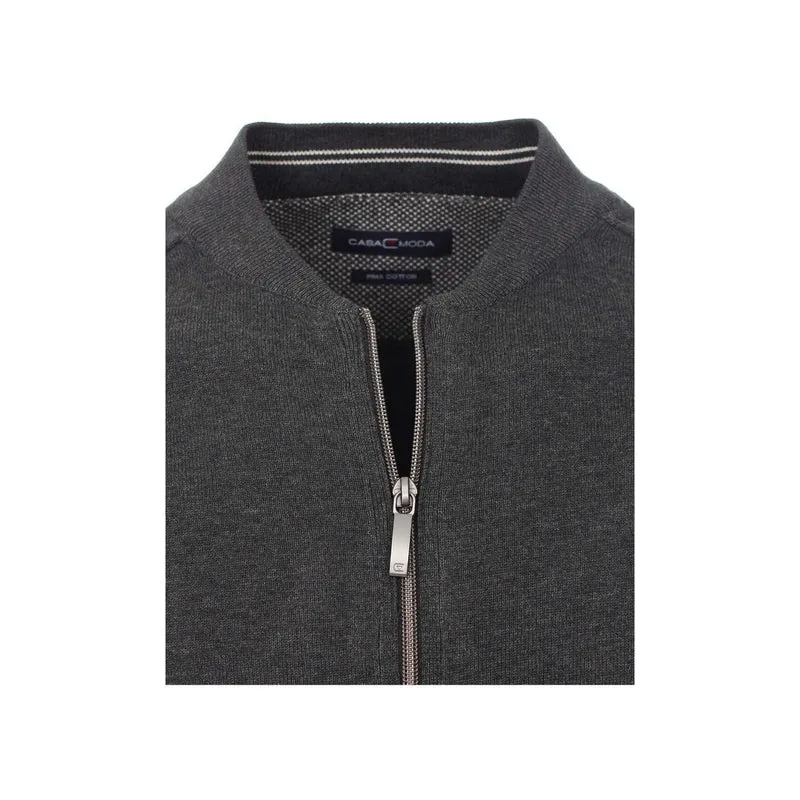 Casa Moda Strickjacke anthrazit