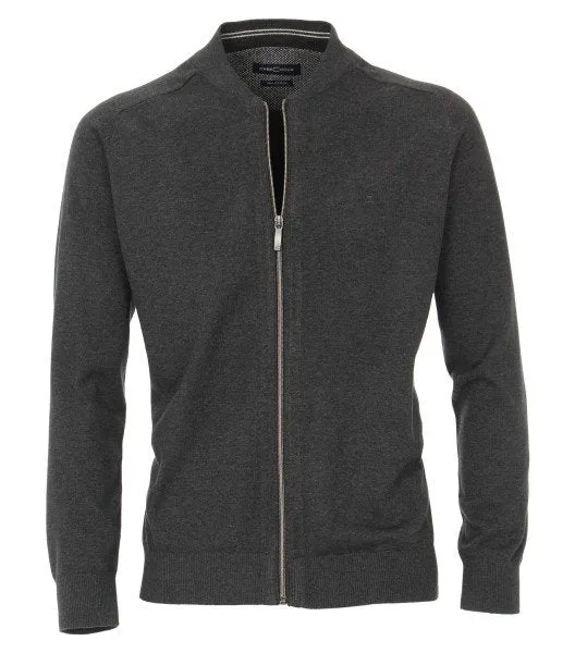 Casa Moda Strickjacke anthrazit