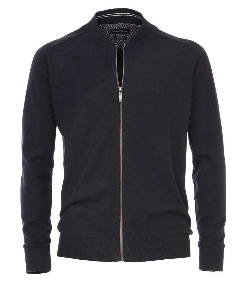 Casa Moda Strickjacke schwarz