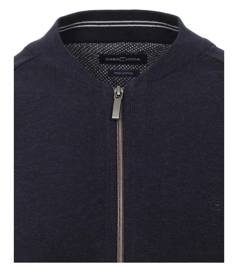 Casa Moda Strickjacke schwarz